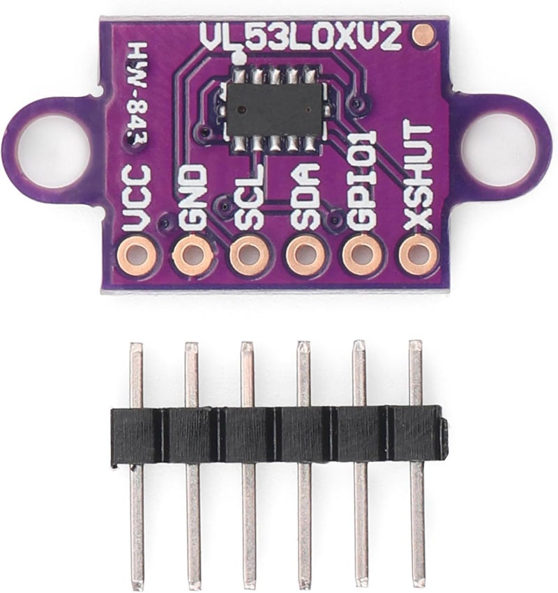 Starry 5pcs VL53L0X Time-of-Flight (ToF) Ranging Sensor Breakout 940nm 2.8-5V GY-VL53L0XV2 Laser Distance Module Ranging Flight Measurement Module I2C IIC - Image 5
